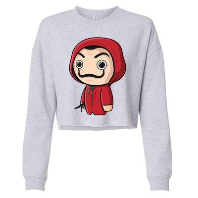 La Casa De Papel Heist Cropped Pullover Crew