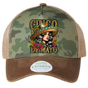 Leopard Cinco De Mayo Girl Mexican Fiesta 5 De Mayo Legacy Tie Dye Trucker Hat