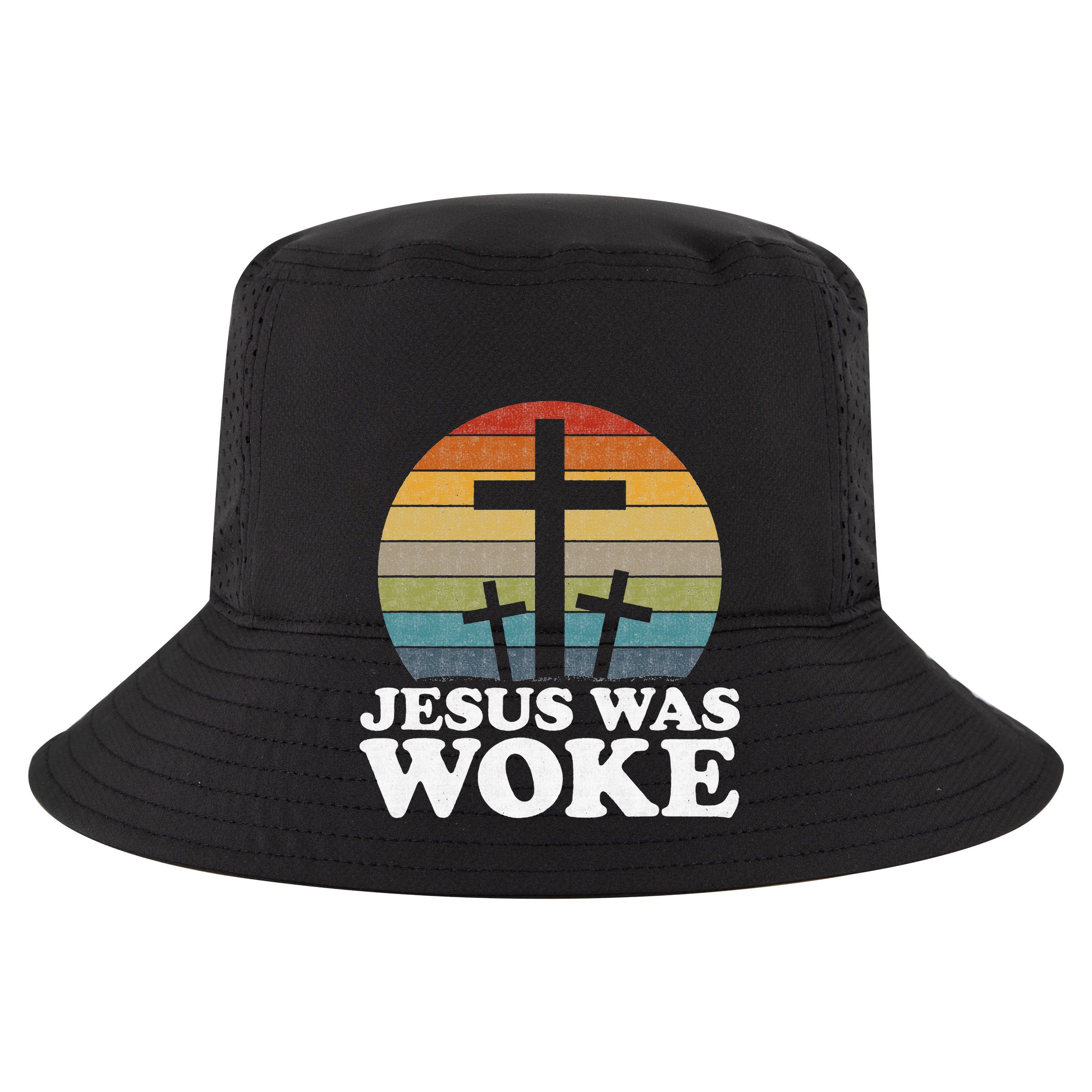 Liberal Christian Democrat Jesus Was Woke Vector Backpack