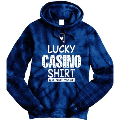 Lucky Casino Do Not Wash Poker Casino Gambling Tie Dye Hoodie