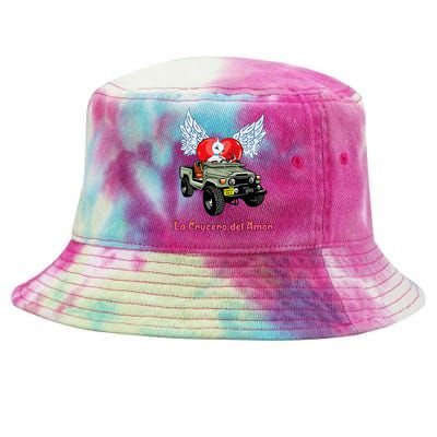 La Crucero Del Amor Costa Rica Kitten Cat Pretty Cruiser Tie-Dyed Bucket Hat