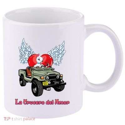 La Crucero Del Amor Costa Rica Kitten Cat Pretty Cruiser 11oz C Handle Ceramic Mug