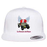 La Crucero Del Amor Costa Rica Kitten Cat Pretty Cruiser Flat Bill Trucker Hat