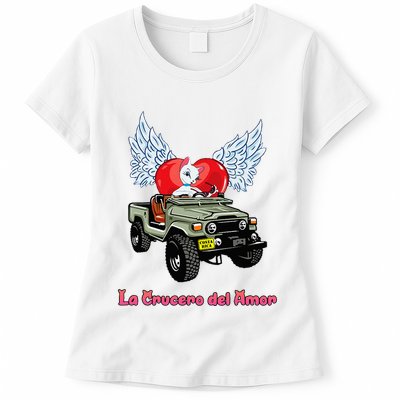 La Crucero Del Amor Costa Rica Kitten Cat Pretty Cruiser Womens T-Shirt