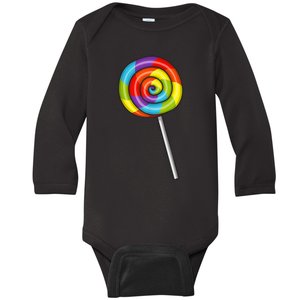 lollipop candy Design for a lollipop lover Baby Long Sleeve Bodysuit