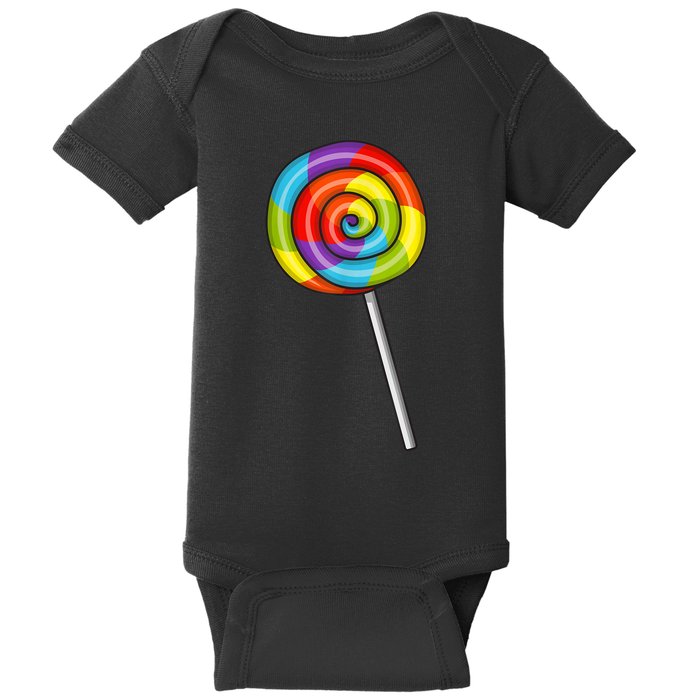 lollipop candy Design for a lollipop lover Baby Bodysuit