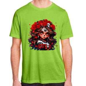 La Catrina Dia De Los Muertos Day Of The Dead Sugar Skull Adult ChromaSoft Performance T-Shirt