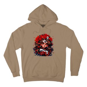 La Catrina Dia De Los Muertos Day Of The Dead Sugar Skull Hoodie