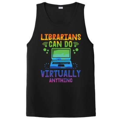 Librarians Can Do Virtually Anything Funny Teacher Gift Idea Great Gift PosiCharge Competitor Tank