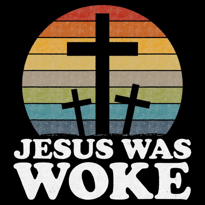 Liberal Christian Democrat Jesus Was Woke 16 in Basic Backpack