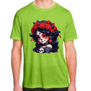 La Catrina Dia De Los Muertos Day Of The Dead Sugar Skull Adult ChromaSoft Performance T-Shirt