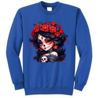 La Catrina Dia De Los Muertos Day Of The Dead Sugar Skull Sweatshirt