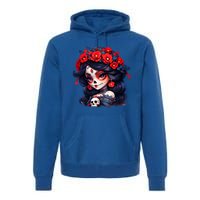 La Catrina Dia De Los Muertos Day Of The Dead Sugar Skull Premium Hoodie