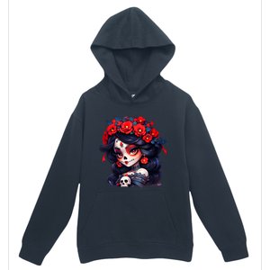 La Catrina Dia De Los Muertos Day Of The Dead Sugar Skull Urban Pullover Hoodie