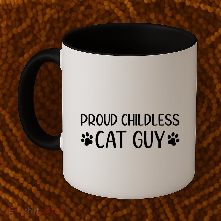 Less Cat Dudes S Cat Dad Proud Less Cat Guy Cool Gift Mug