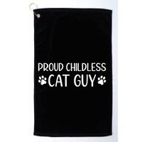 Less Cat Dudes S Cat Dad Proud Less Cat Guy Cool Gift Golf Towel