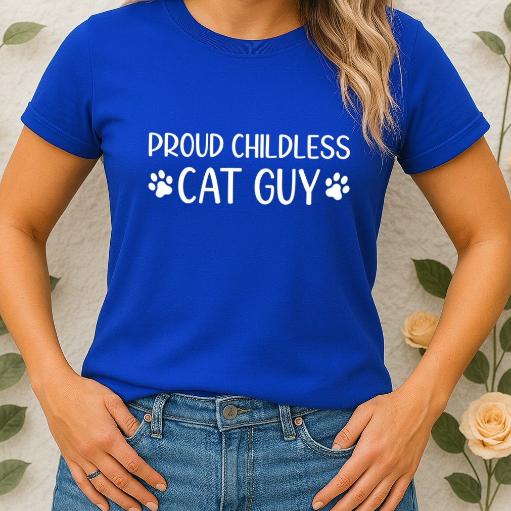 Less Cat Dudes S Cat Dad Proud Less Cat Guy Cool Gift Womens T-Shirt