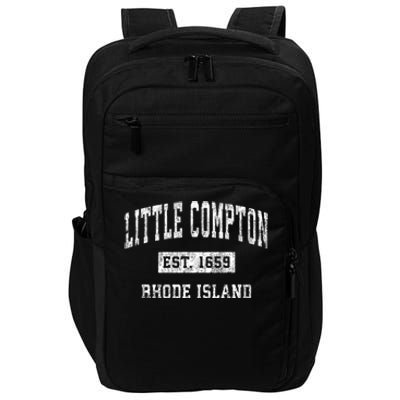 Little Compton Est 1659 Rhode Island Ri Vintage Established Sports Design Impact Tech Backpack