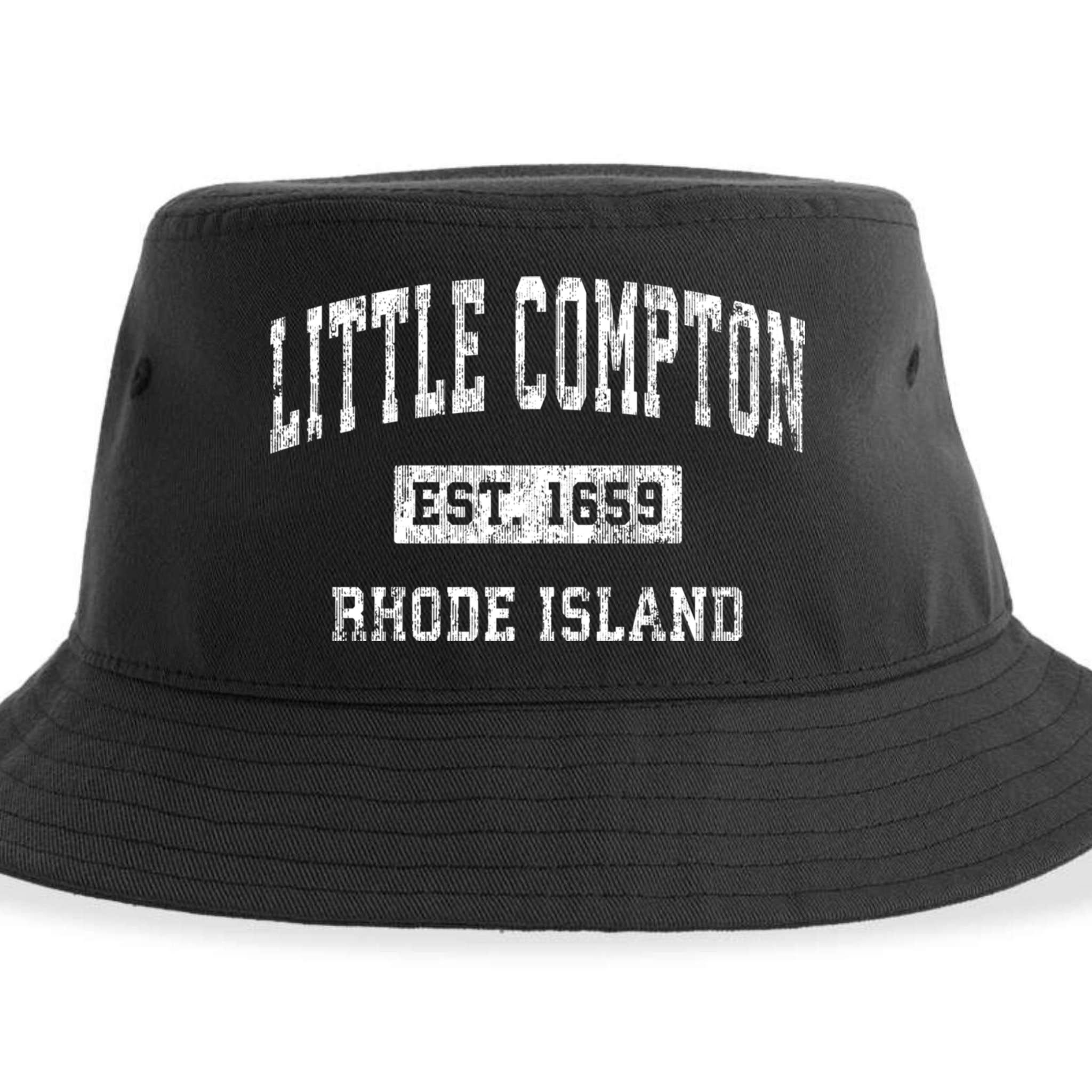 Little Compton Est 1659 Rhode Island Ri Vintage Established Sports Design Sustainable Bucket Hat