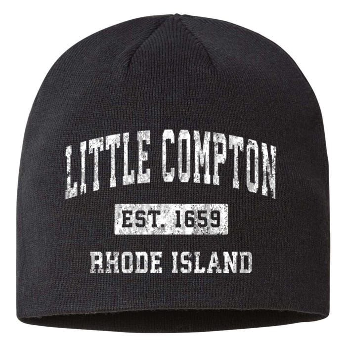 Little Compton Est 1659 Rhode Island Ri Vintage Established Sports Design Sustainable Beanie