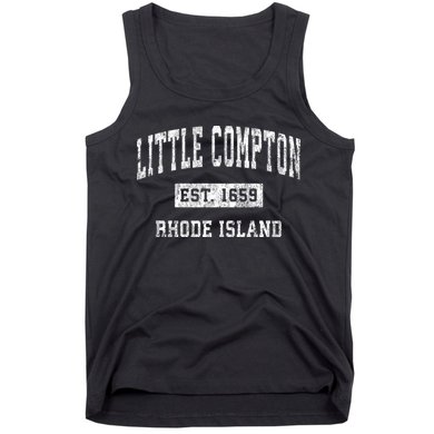 Little Compton Est 1659 Rhode Island Ri Vintage Established Sports Design Tank Top