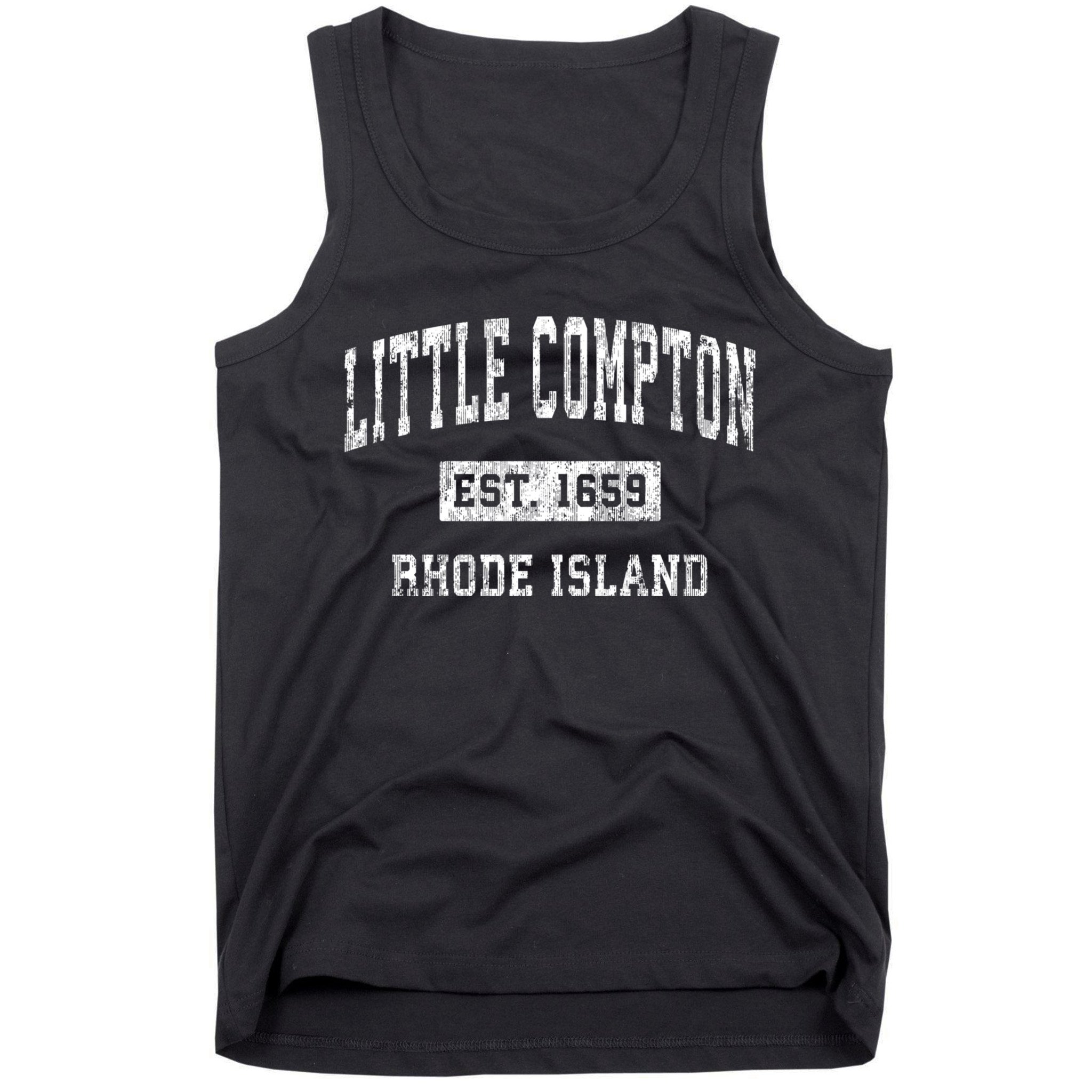 Little Compton Est 1659 Rhode Island Ri Vintage Established Sports Design Tank Top