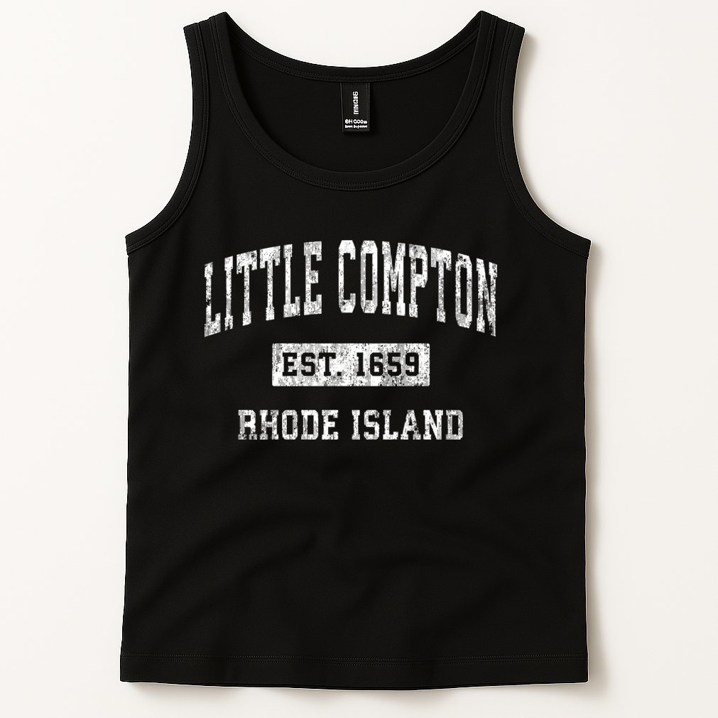 Little Compton Est 1659 Rhode Island Ri Vintage Established Sports Design Tank Top