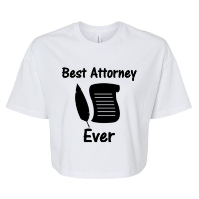 Law Clerk For Lawyer Gift Bella+Canvas Jersey Crop Tee