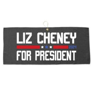 Liz Cheney For President 2024 Large Microfiber Waffle Golf Towel