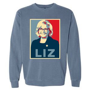 Liz Cheney For President 2024 Usa Political Election Garment-Dyed Sweatshirt