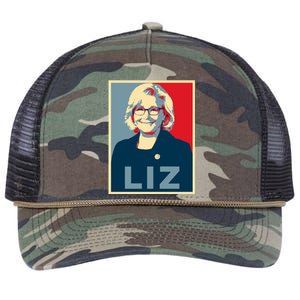 Liz Cheney For President 2024 Usa Political Election Retro Rope Trucker Hat Cap