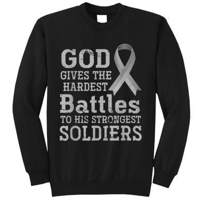 Lung Cancer Fighter Christian Lung Cancer Awareness Sweatshirt