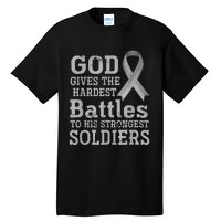 Lung Cancer Fighter Christian Lung Cancer Awareness Tall T-Shirt