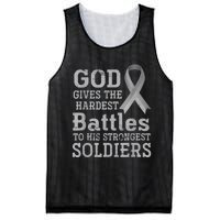 Lung Cancer Fighter Christian Lung Cancer Awareness Mesh Reversible Basketball Jersey Tank