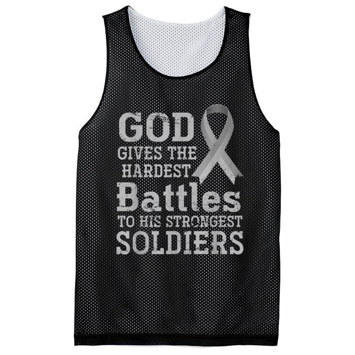 Lung Cancer Fighter Christian Lung Cancer Awareness Mesh Reversible Basketball Jersey Tank