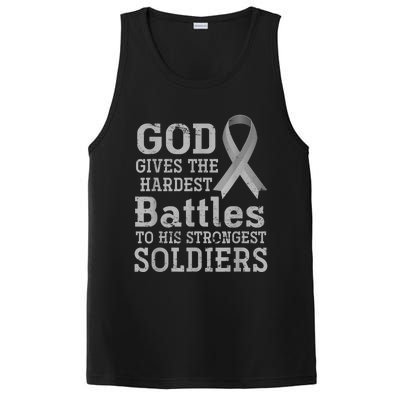 Lung Cancer Fighter Christian Lung Cancer Awareness PosiCharge Competitor Tank