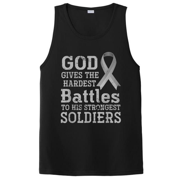 Lung Cancer Fighter Christian Lung Cancer Awareness PosiCharge Competitor Tank