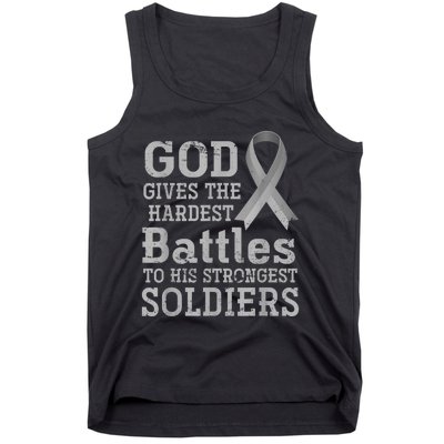 Lung Cancer Fighter Christian Lung Cancer Awareness Tank Top