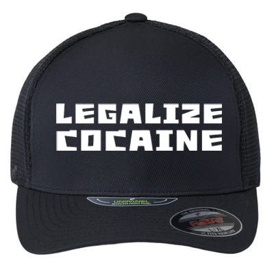 Legalize Cocaine Funny Flexfit Unipanel Trucker Cap