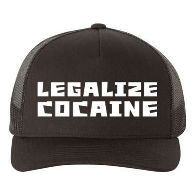 Legalize Cocaine Funny Yupoong Adult 5-Panel Trucker Hat