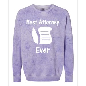 Law Clerk For Lawyer Gift Colorblast Crewneck Sweatshirt