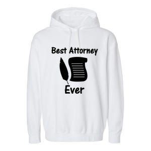 Law Clerk For Lawyer Gift Garment-Dyed Fleece Hoodie