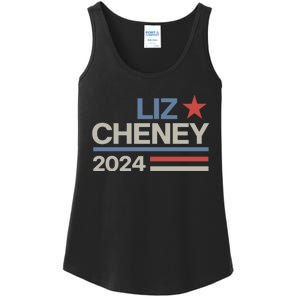 Liz Cheney For President 2024 USA Ladies Essential Tank