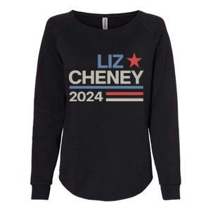 Liz Cheney For President 2024 USA Womens California Wash Sweatshirt