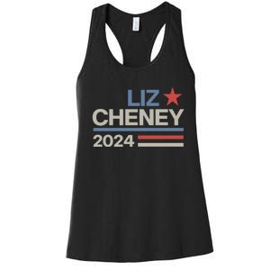 Liz Cheney For President 2024 USA Women's Racerback Tank