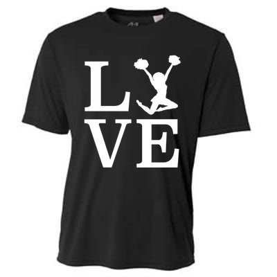 Love Cheer For Lover Cheerleader Cooling Performance Crew T-Shirt