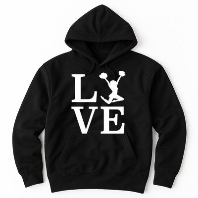 Love Cheer For Lover Cheerleader Hoodie