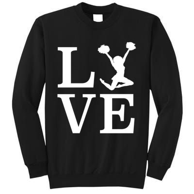 Love Cheer For Lover Cheerleader Sweatshirt