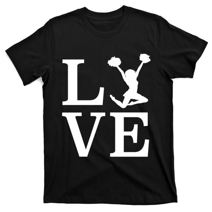 Love Cheer For Lover Cheerleader T-Shirt