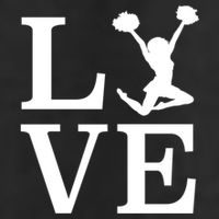 Love Cheer For Lover Cheerleader Adult Drive Performance Visor